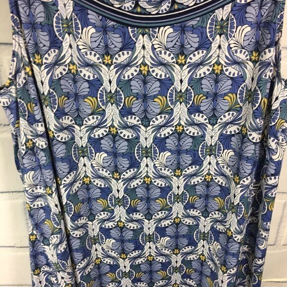 Max Studio Women Size Small Tank Top Shirt Blue - Picture 4 of 6